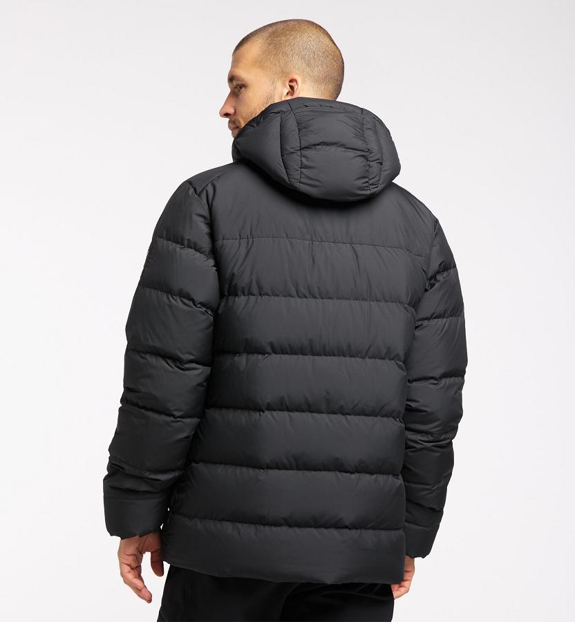 Haglöfs Mens Näs Down Jacket Black New Zealand 64250DUEO